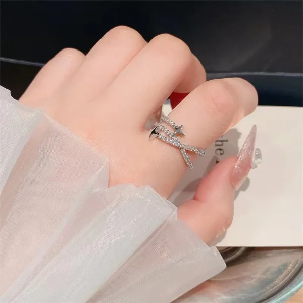 2023 New Fashion Trend Unique Design Elegant Delicate Exaggerated Lines Ring Women Jewelry Wedding Party Premium Gift Wholesale - Image 94