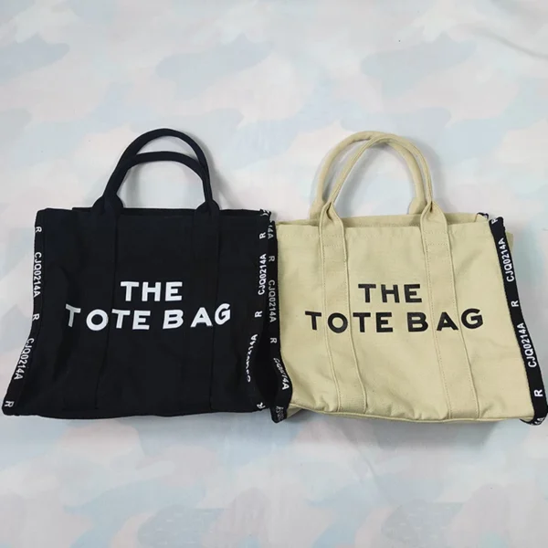 2025 New Fashionable Large Capacity Women's Tote Bag Canvas Handbag top handle Crossbody Bag Casual Simple Shoulder Bag - Image 6