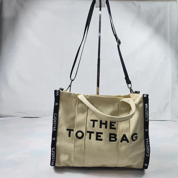 2025 New Fashionable Large Capacity Women's Tote Bag Canvas Handbag top handle Crossbody Bag Casual Simple Shoulder Bag - Image 9