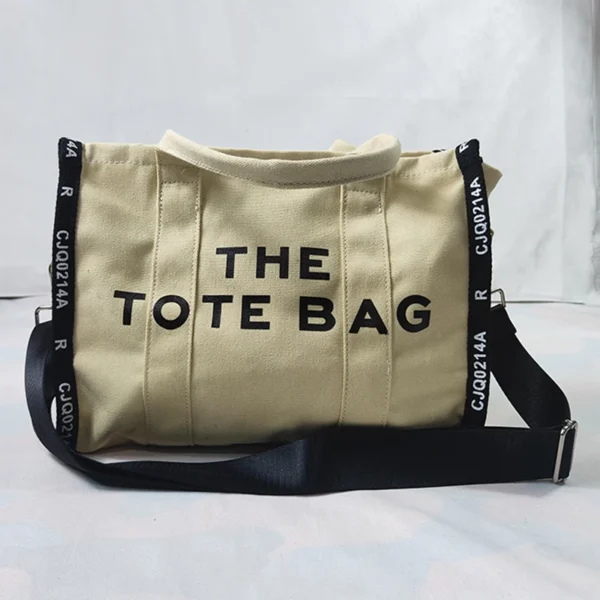 2025 New Fashionable Large Capacity Women's Tote Bag Canvas Handbag top handle Crossbody Bag Casual Simple Shoulder Bag - Image 7