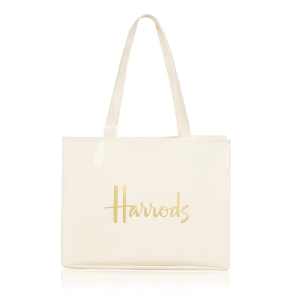 Horizontal Edition PVC Reusable Shopping Bag Eco-friendly London Lady Shopper Bag Large Capacity Waterproof Handbag Shoulder Bag - Image 41
