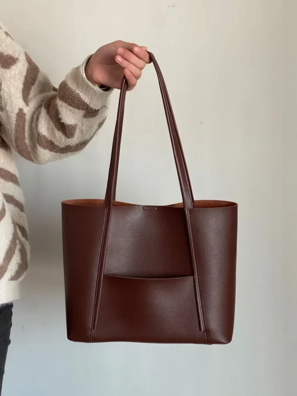 Women Tote Bag High Quality Soft Leather Large Ladies Shoulder Crossbody Bag Luxury Female Shopping Handbag - Image 20