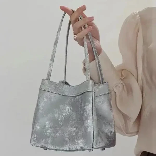Chinese Style Bamboo Basket Handbag 2024 Colorful Pattern Women's Single Shoulder Slant Crossbody Bucket Bag Fashionable Casual - Image 12