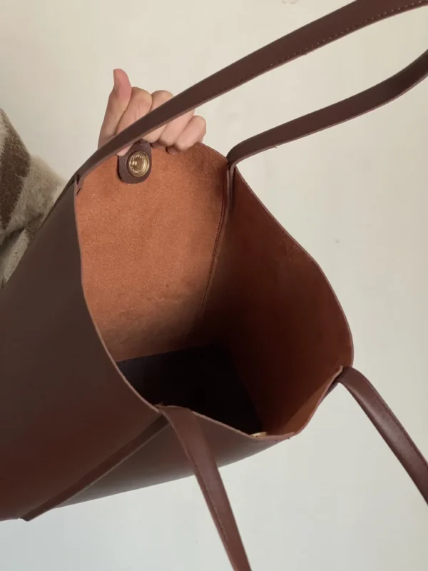 Women Tote Bag High Quality Soft Leather Large Ladies Shoulder Crossbody Bag Luxury Female Shopping Handbag - Image 16