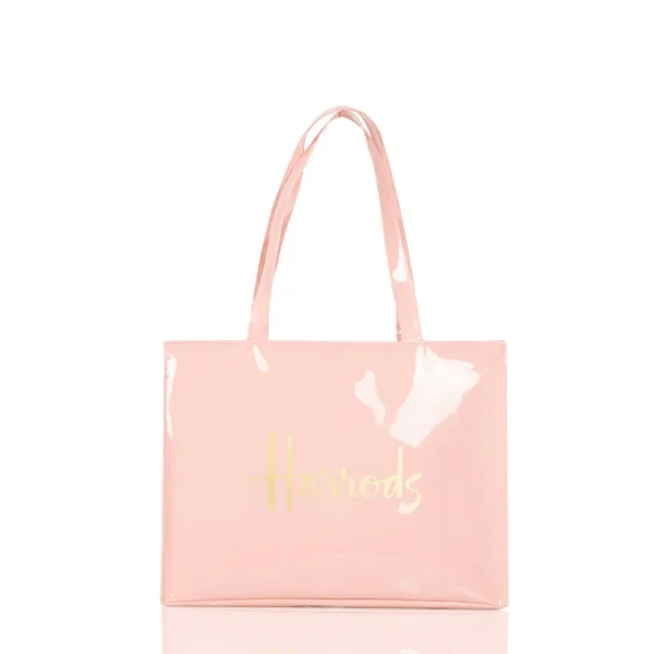 Horizontal Edition PVC Reusable Shopping Bag Eco-friendly London Lady Shopper Bag Large Capacity Waterproof Handbag Shoulder Bag - Image 40