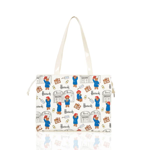 Horizontal Edition PVC Reusable Shopping Bag Eco-friendly London Lady Shopper Bag Large Capacity Waterproof Handbag Shoulder Bag - Image 36