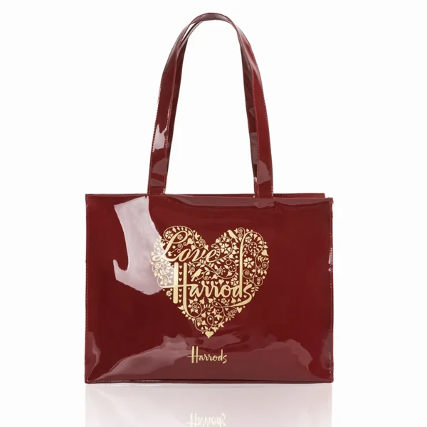 Horizontal Edition PVC Reusable Shopping Bag Eco-friendly London Lady Shopper Bag Large Capacity Waterproof Handbag Shoulder Bag - Image 48