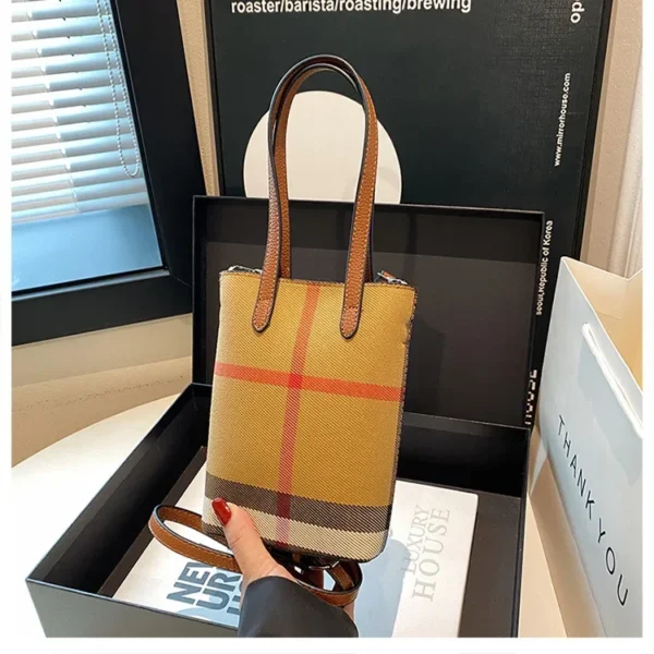 Fashionable Color Block Women's Shoulder Crossbody Bucket Bag Handbag Stylish Design High End Feeling New Hot Sale Of The Season - Image 19