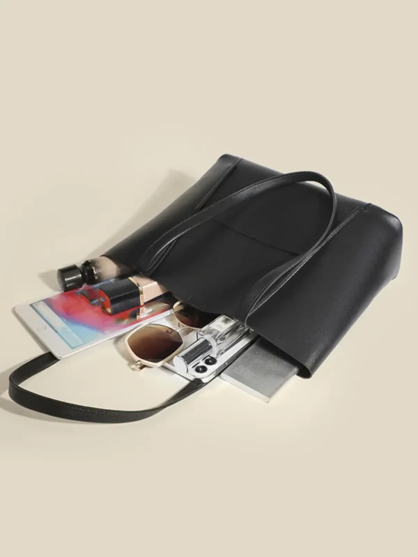 Women Tote Bag High Quality Soft Leather Large Ladies Shoulder Crossbody Bag Luxury Female Shopping Handbag - Image 7