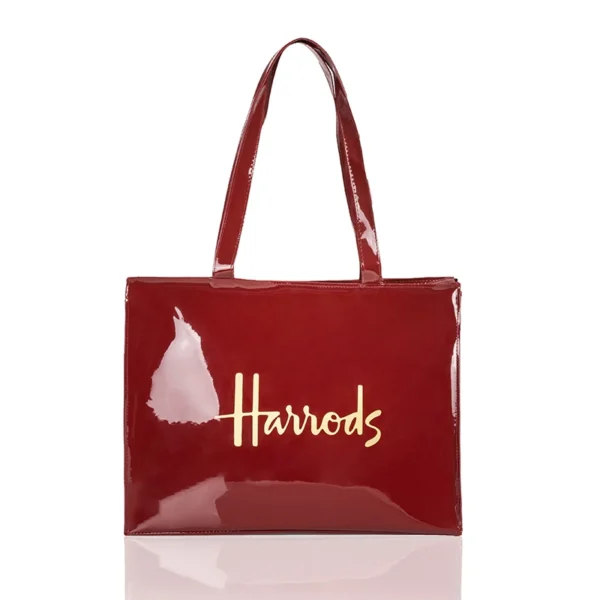 Horizontal Edition PVC Reusable Shopping Bag Eco-friendly London Lady Shopper Bag Large Capacity Waterproof Handbag Shoulder Bag - Image 44