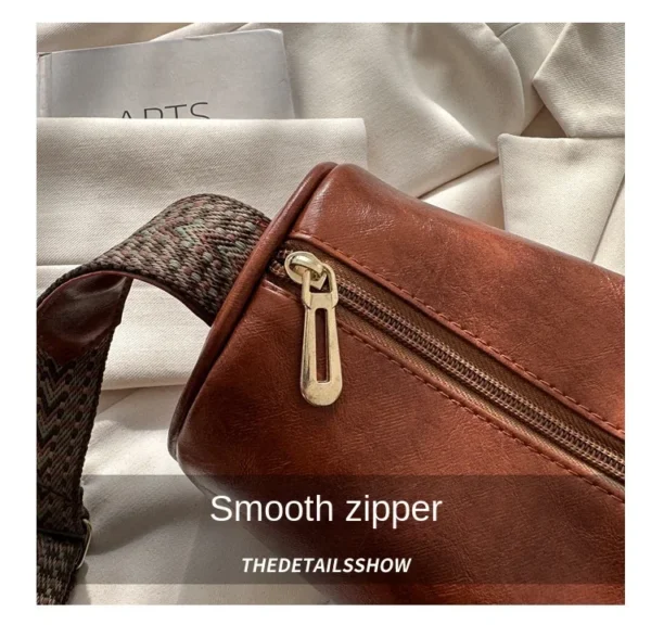 Vintage Shoulder Bag for Women Fashion Wide Strap Crossbody Bag Retro Pillow Messenger Handbag Ladies Tote Clutchs Purses Tote - Image 14