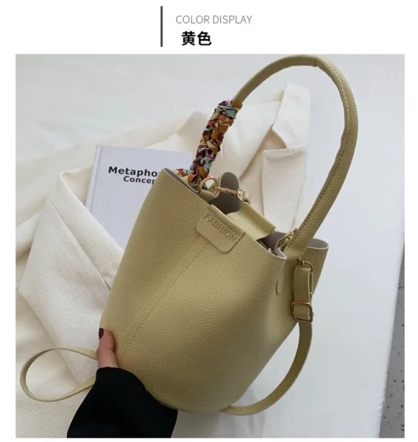 Large Capacity Bag for Women Summer New Fashion Trendy Shoulder Bag Textured Niche Crossbody Bucket Bag - Image 27