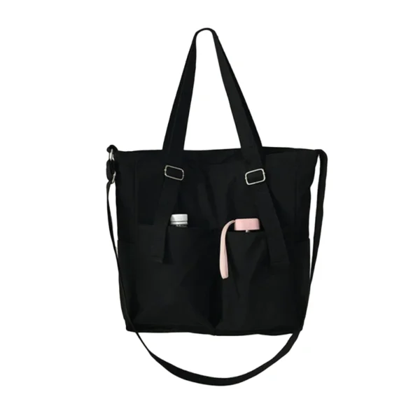 Women Canvas Single Shoulder Bags Large Capacity Hand Bucket Bag Female Crossbody Bags Casual Tote Purses Waterproof Oxford Bags - Image 7