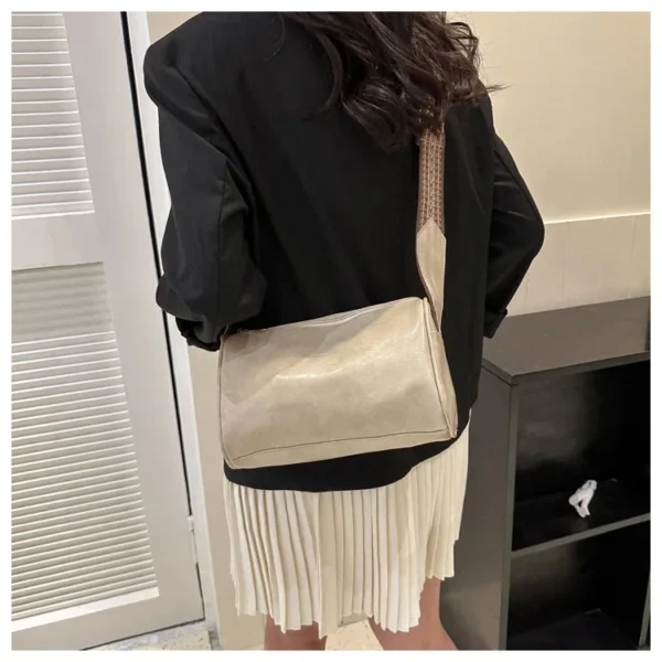 Vintage Shoulder Bag for Women Fashion Wide Strap Crossbody Bag Retro Pillow Messenger Handbag Ladies Tote Clutchs Purses Tote - Image 28