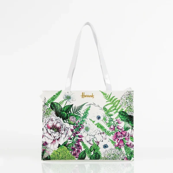 Horizontal Edition PVC Reusable Shopping Bag Eco-friendly London Lady Shopper Bag Large Capacity Waterproof Handbag Shoulder Bag - Image 22