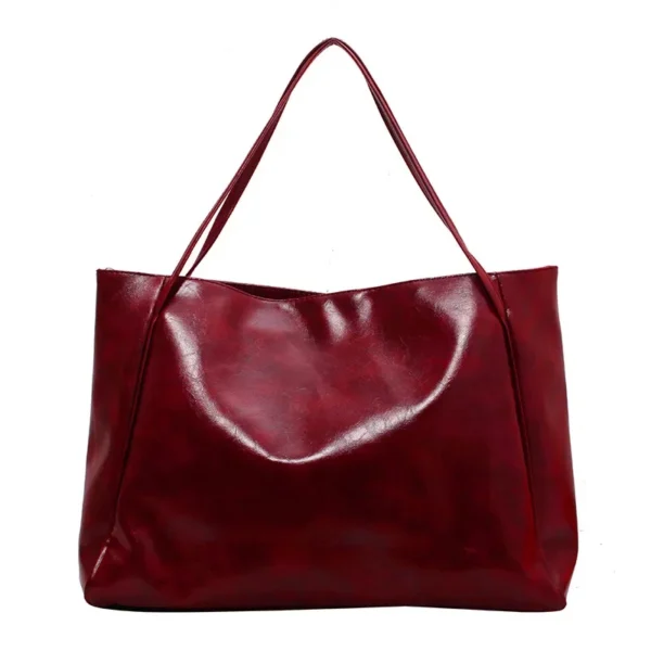 Women Tote Bag Fashion Underarm Pouch Large Capacity Soft Pu Leather Shoulder Bag Retro Crossbody Bag Casual Portable BucketBags - Image 33