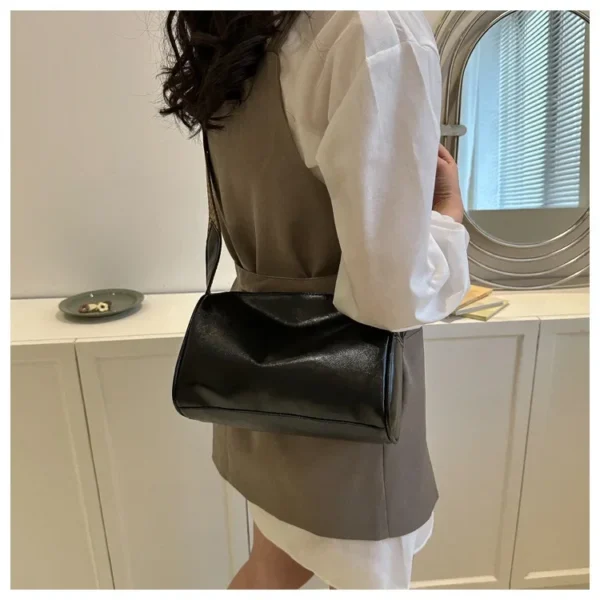 Vintage Shoulder Bag for Women Fashion Wide Strap Crossbody Bag Retro Pillow Messenger Handbag Ladies Tote Clutchs Purses Tote - Image 19