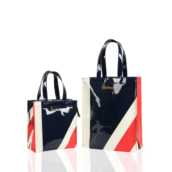 Cartton Print PVC Reusable Women's Shopping Bag Eco Friendly Flower Shopper Handbag Casual Female Student Shoulder Book Purse - Image 34