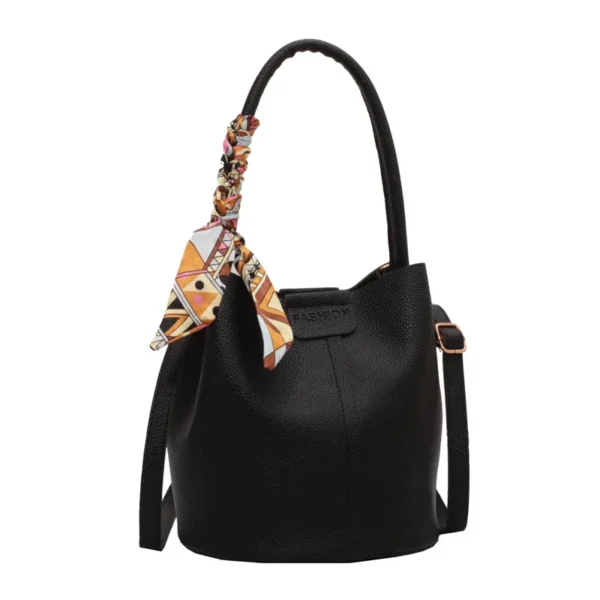 Large Capacity Bag for Women Summer New Fashion Trendy Shoulder Bag Textured Niche Crossbody Bucket Bag - Image 5