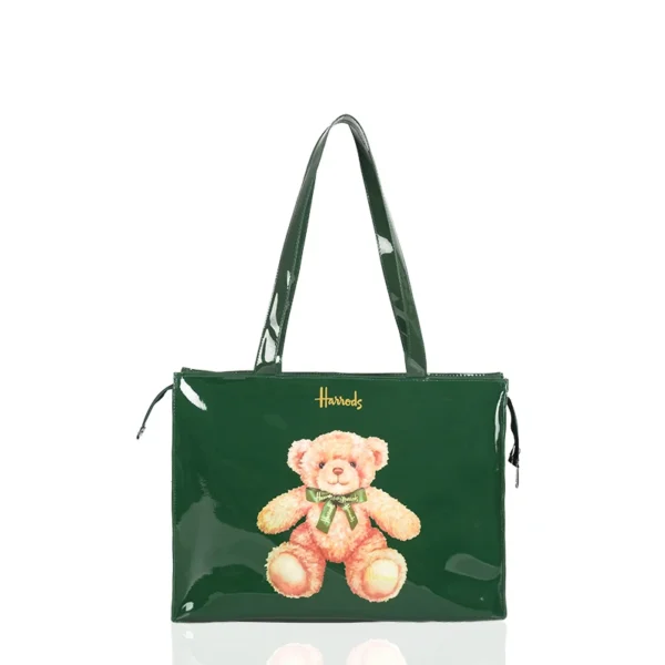 Horizontal Edition PVC Reusable Shopping Bag Eco-friendly London Lady Shopper Bag Large Capacity Waterproof Handbag Shoulder Bag - Image 37