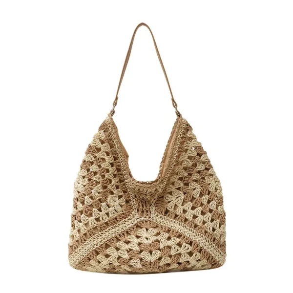 Women Weaving Clutches knit bag Large Portable Shoulder Bag Summer Beach Purses Shopper Satchel Female Tote Bags Handbags - Image 8