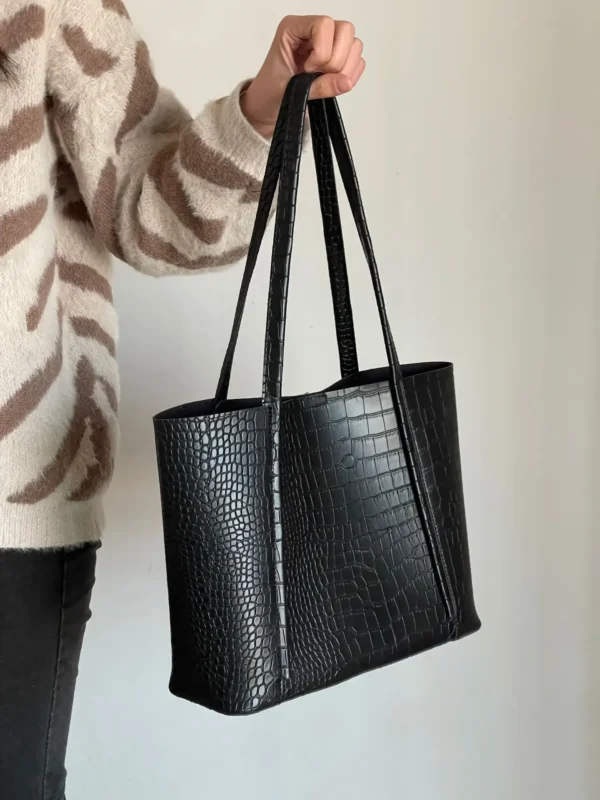Women Tote Bag High Quality Soft Leather Large Ladies Shoulder Crossbody Bag Luxury Female Shopping Handbag - Image 23
