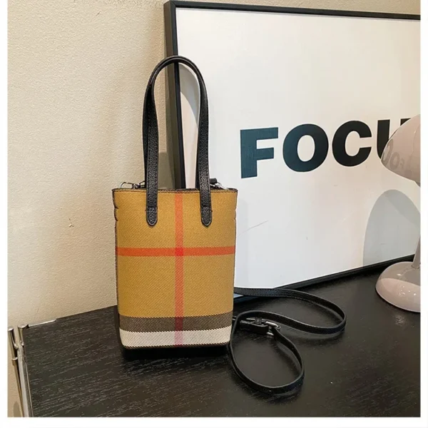 Fashionable Color Block Women's Shoulder Crossbody Bucket Bag Handbag Stylish Design High End Feeling New Hot Sale Of The Season - Image 23