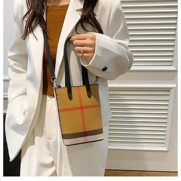 Fashionable Color Block Women's Shoulder Crossbody Bucket Bag Handbag Stylish Design High End Feeling New Hot Sale Of The Season - Image 41