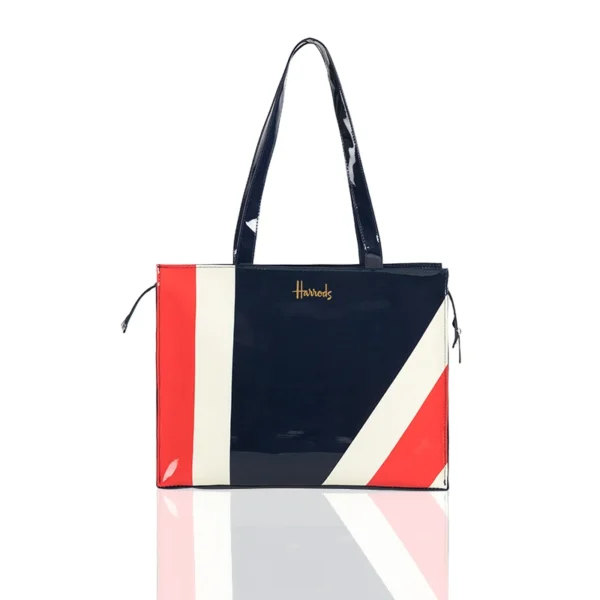 Horizontal Edition PVC Reusable Shopping Bag Eco-friendly London Lady Shopper Bag Large Capacity Waterproof Handbag Shoulder Bag - Image 20