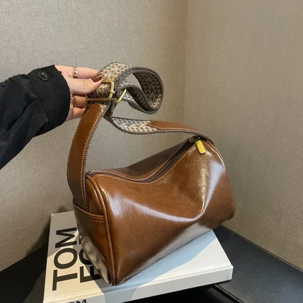 Vintage Shoulder Bag for Women Fashion Wide Strap Crossbody Bag Retro Pillow Messenger Handbag Ladies Tote Clutchs Purses Tote - Image 41