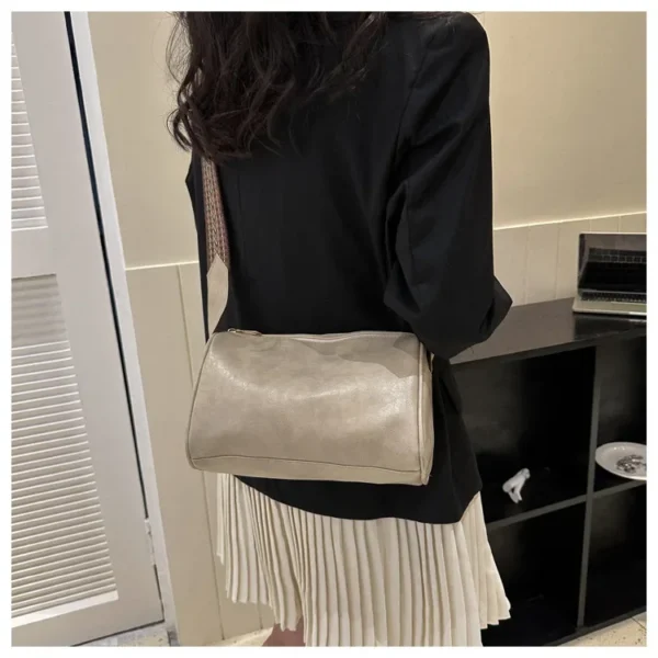 Vintage Shoulder Bag for Women Fashion Wide Strap Crossbody Bag Retro Pillow Messenger Handbag Ladies Tote Clutchs Purses Tote - Image 27