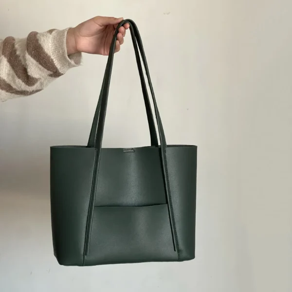 Women Tote Bag High Quality Soft Leather Large Ladies Shoulder Crossbody Bag Luxury Female Shopping Handbag - Image 4