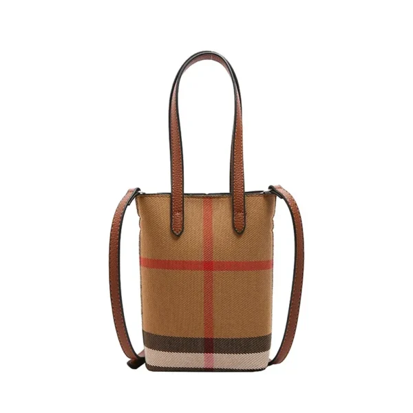 Fashionable Color Block Women's Shoulder Crossbody Bucket Bag Handbag Stylish Design High End Feeling New Hot Sale Of The Season - Image 5