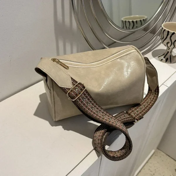 Vintage Shoulder Bag for Women Fashion Wide Strap Crossbody Bag Retro Pillow Messenger Handbag Ladies Tote Clutchs Purses Tote - Image 10