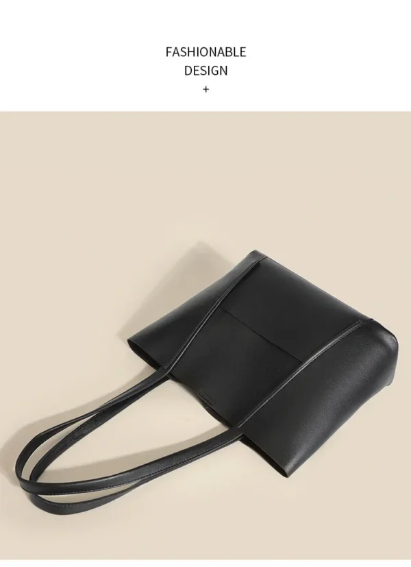 Women Tote Bag High Quality Soft Leather Large Ladies Shoulder Crossbody Bag Luxury Female Shopping Handbag - Image 12